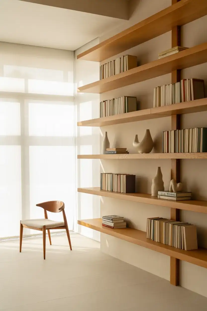 Minimalist Modern Library Wall 2
