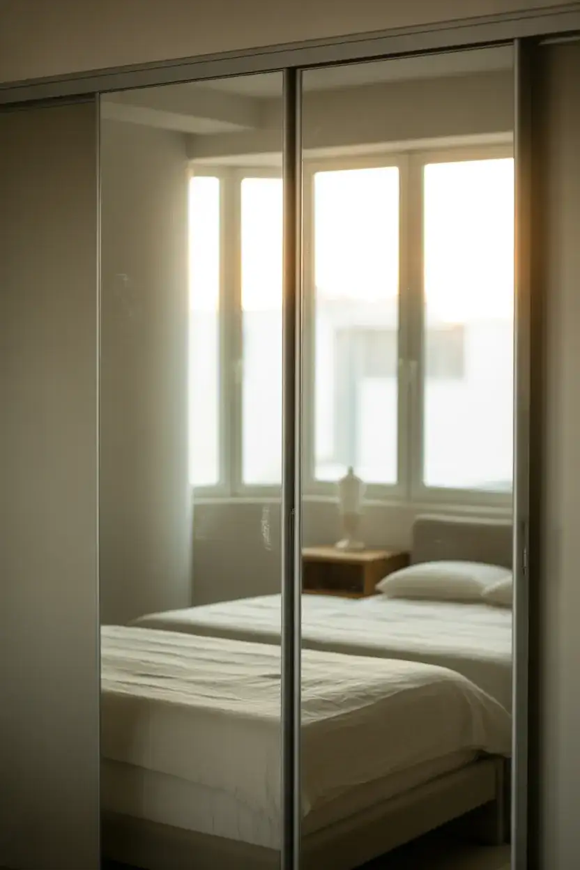 Mirrored Wardrobe Doors to Reflect Light and Space 2