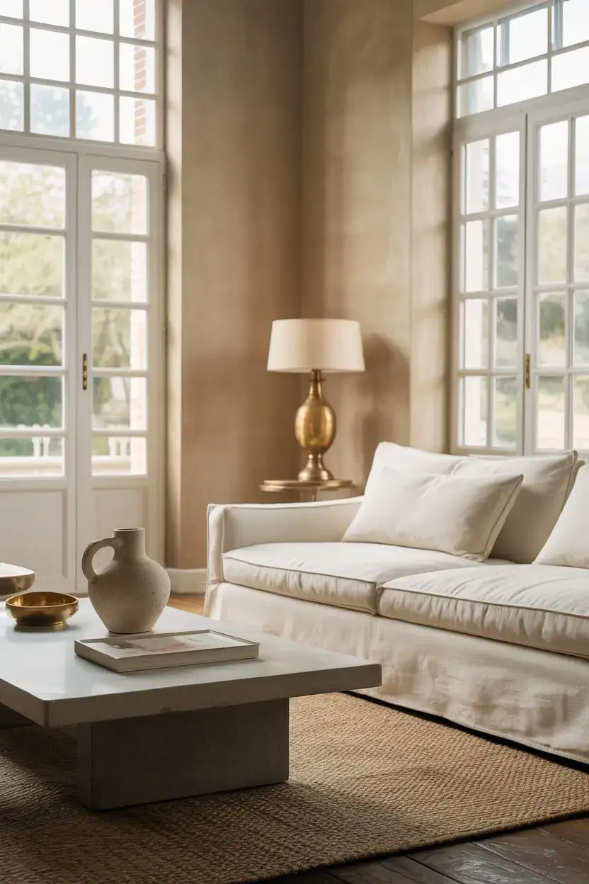 Modern French Country Living Room 1