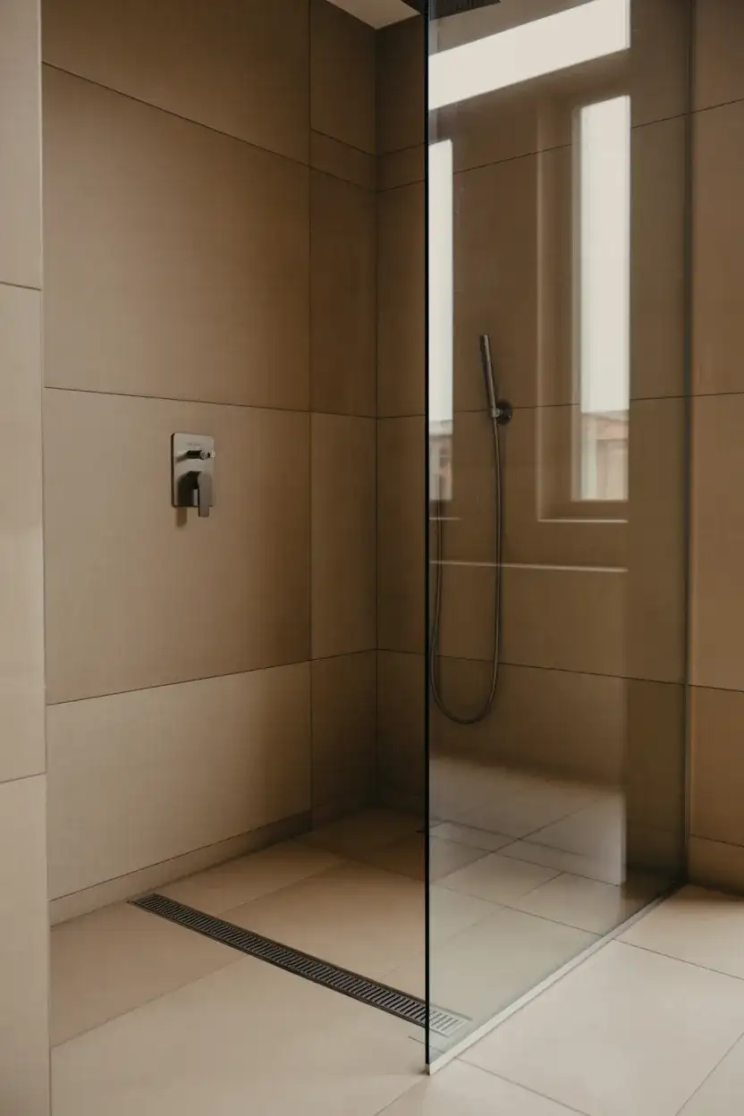 Modern Minimalist with Large-Format Tiles 1