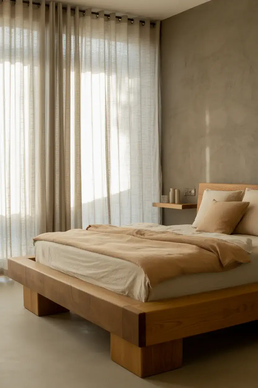 Modern Rustic Bedroom with Clean Lines 2