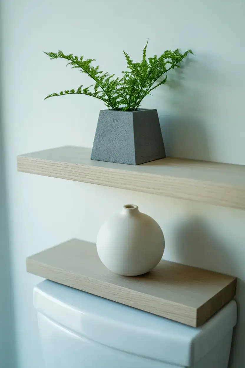 Modern Toilet Shelf Ideas with Clean Lines 1