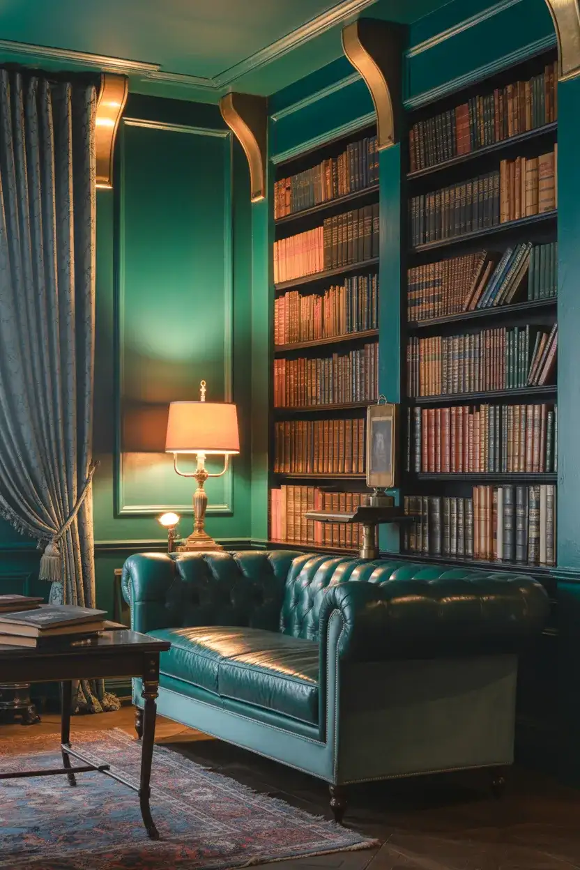 Moody Jewel-Tone Library 1