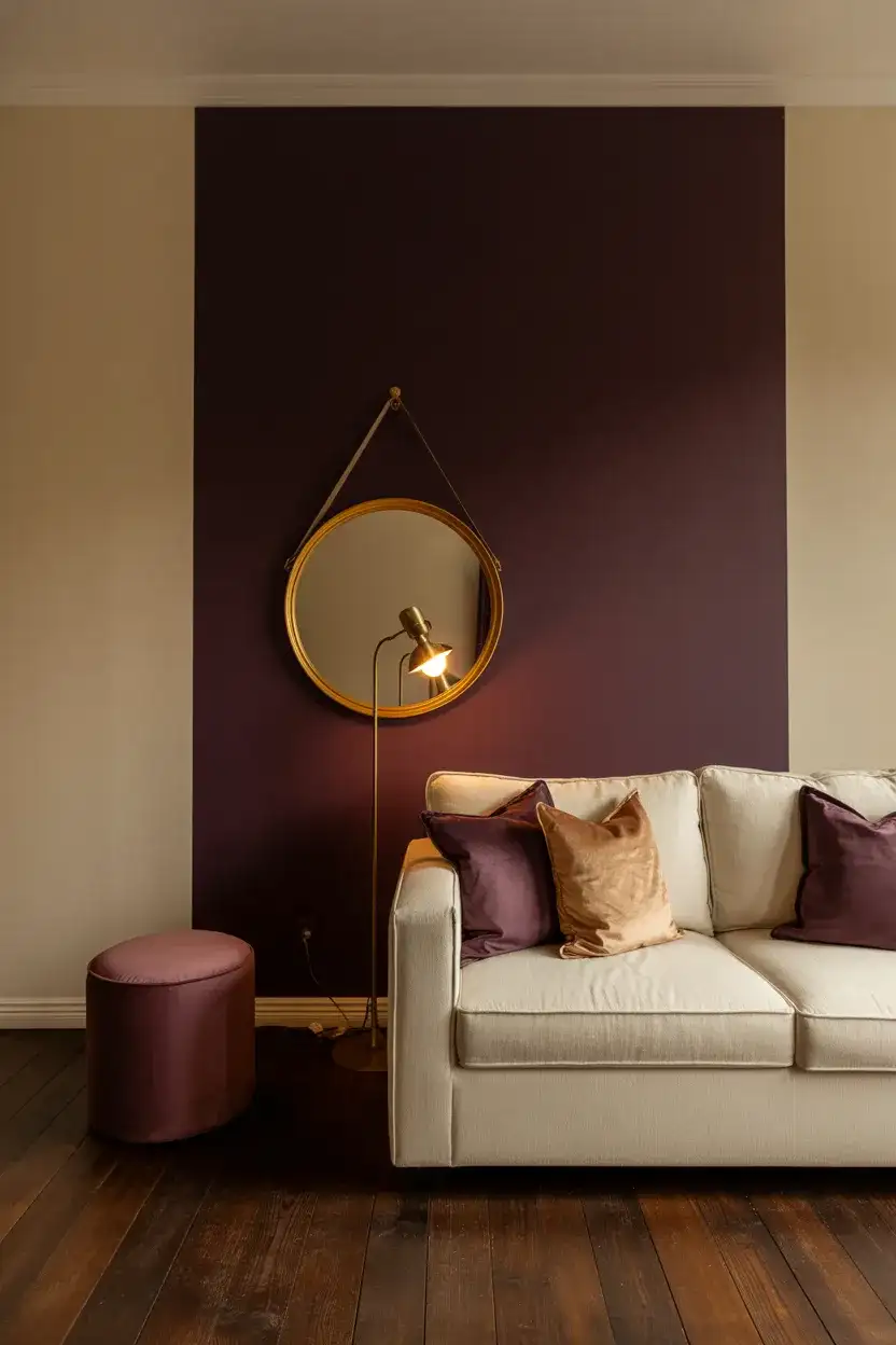 Moody Plum With Gold Accents 2