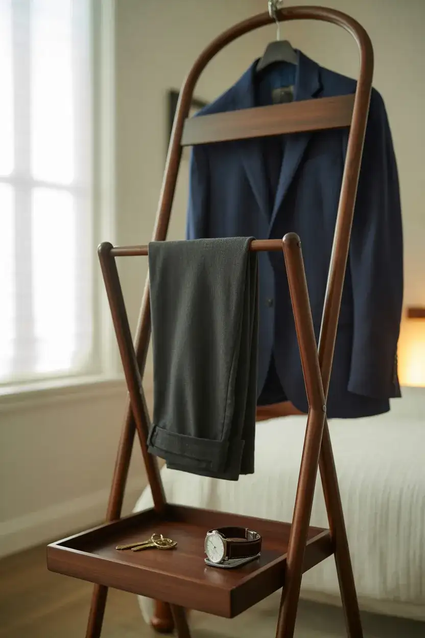 Multi-Tiered Clothing Valet for Daily Use 1