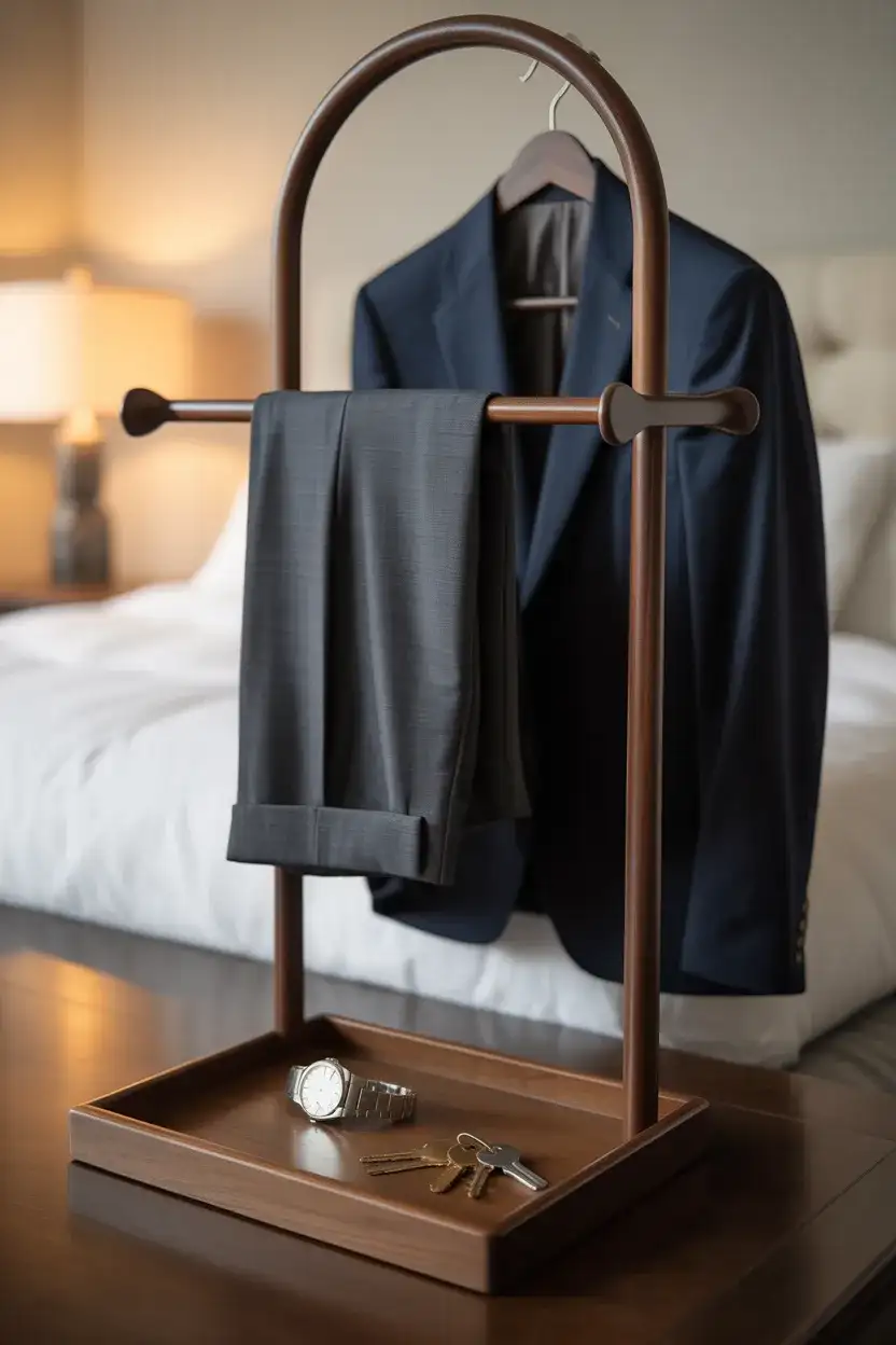 Multi-Tiered Clothing Valet for Daily Use 2