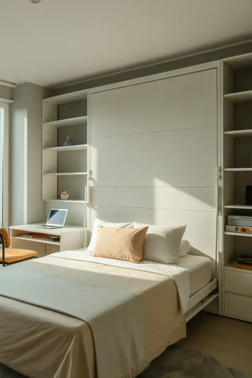 Murphy Bed With Fold-Down Desk 2