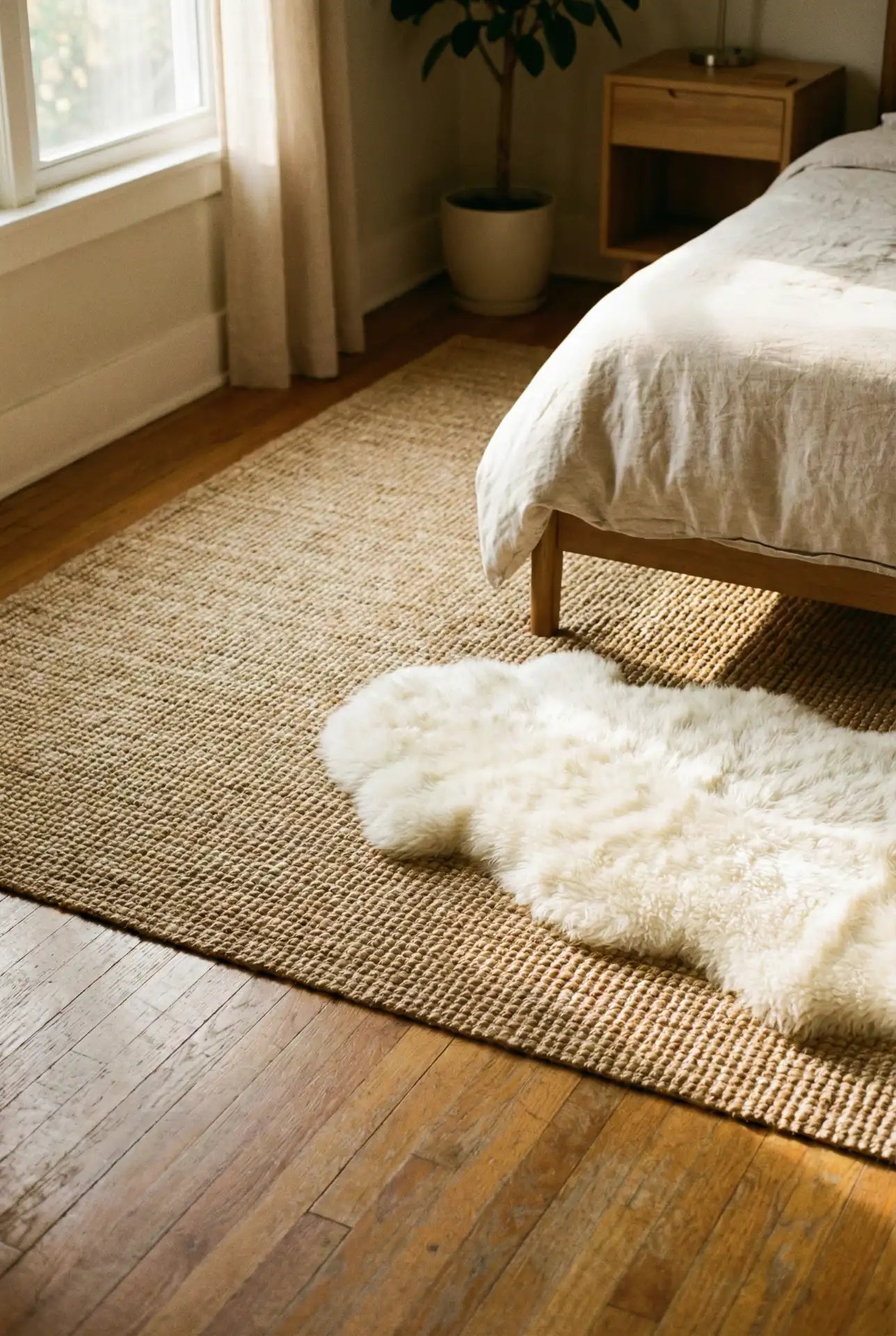 Natural Fiber Rug for Warmth and Texture 1