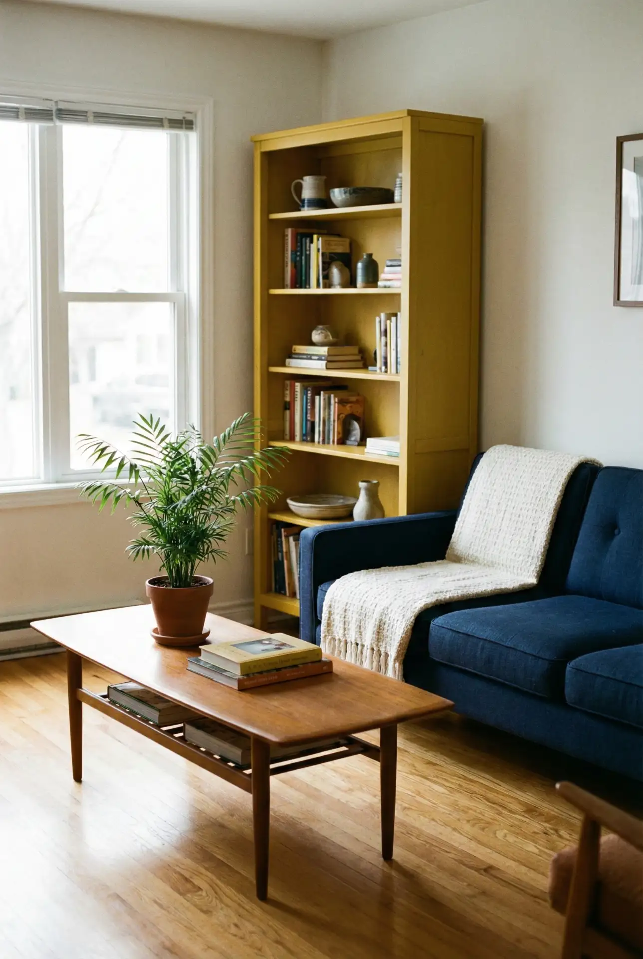 Navy and Mustard Contrast 2