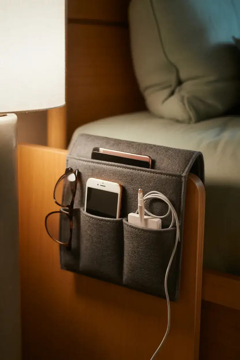 Nightstand Caddy for Charging and Small Items 1