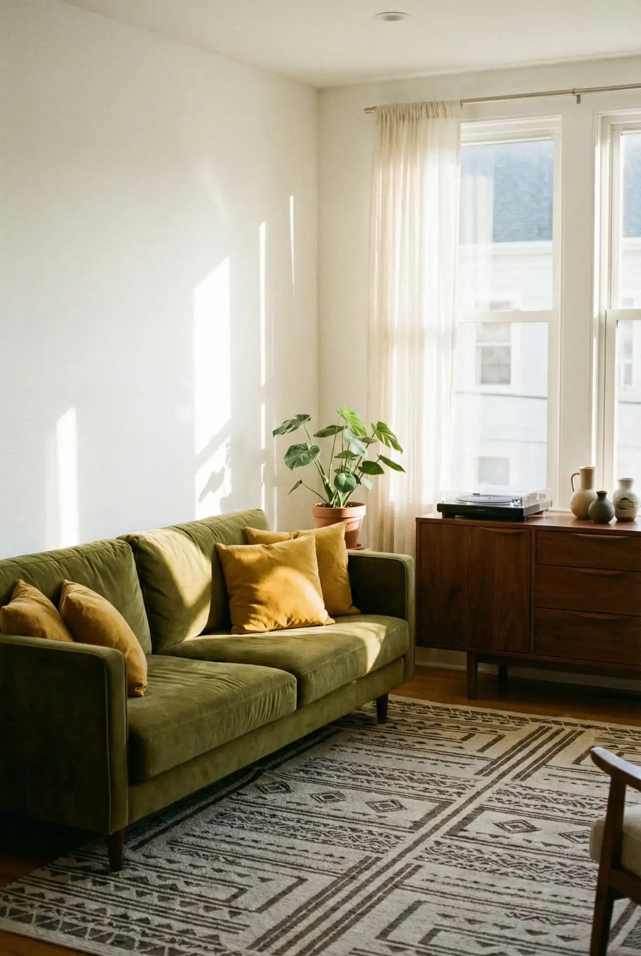 Olive Green and Mustard Yellow 1