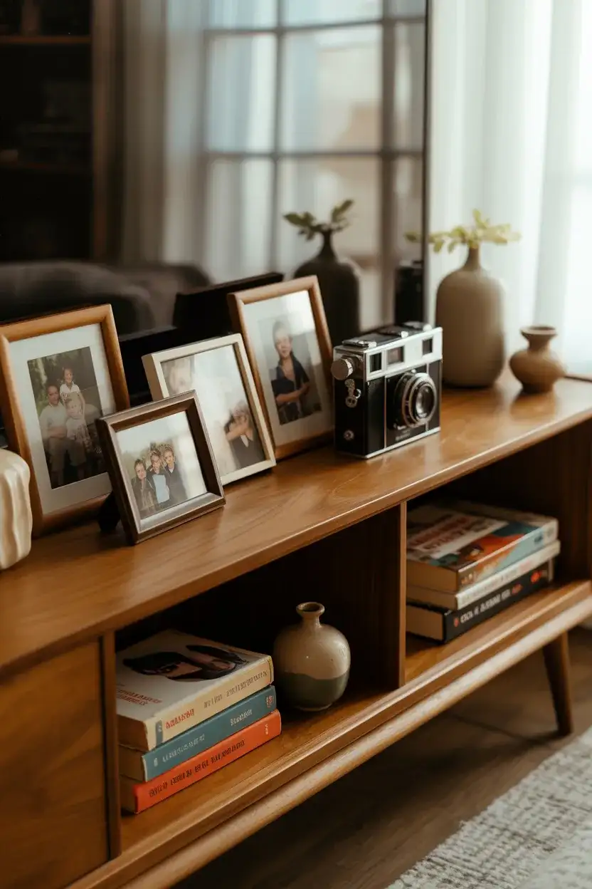 Open Shelves Console for Curated Display 2