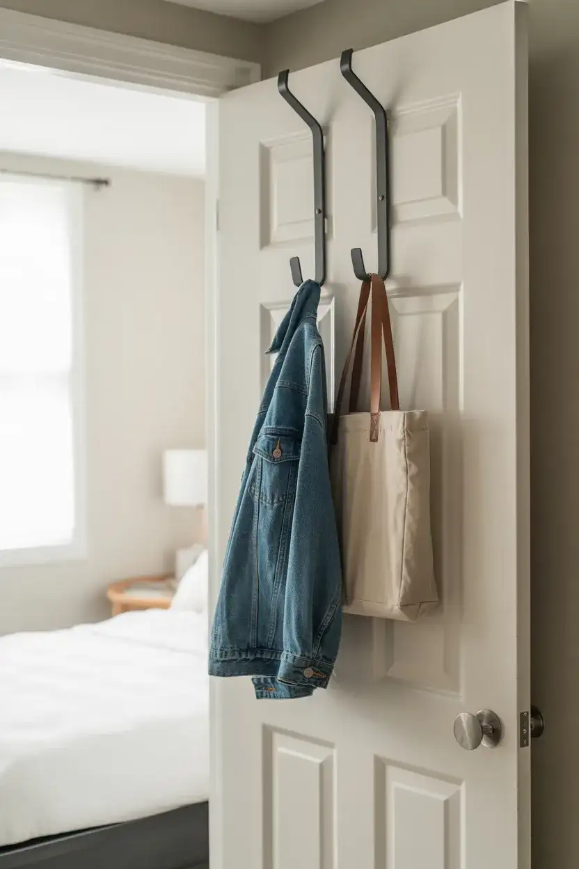 Over-the-Door Hooks for Jackets and Bags 1