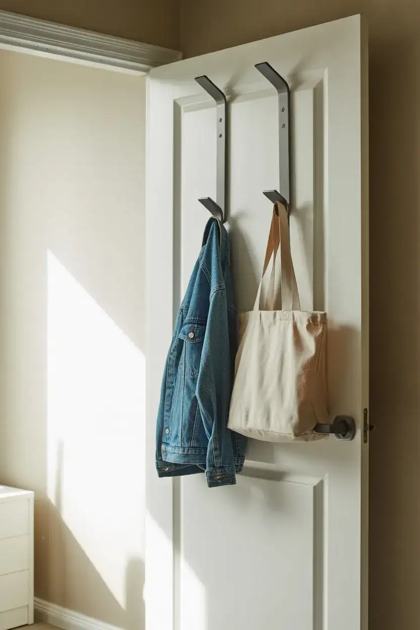 Over-the-Door Hooks for Jackets and Bags 2