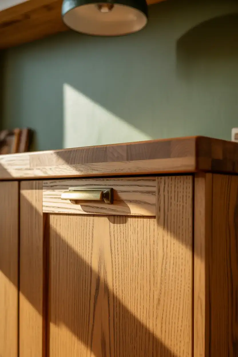 Quarter Sawn Oak With Brass Hardware 2