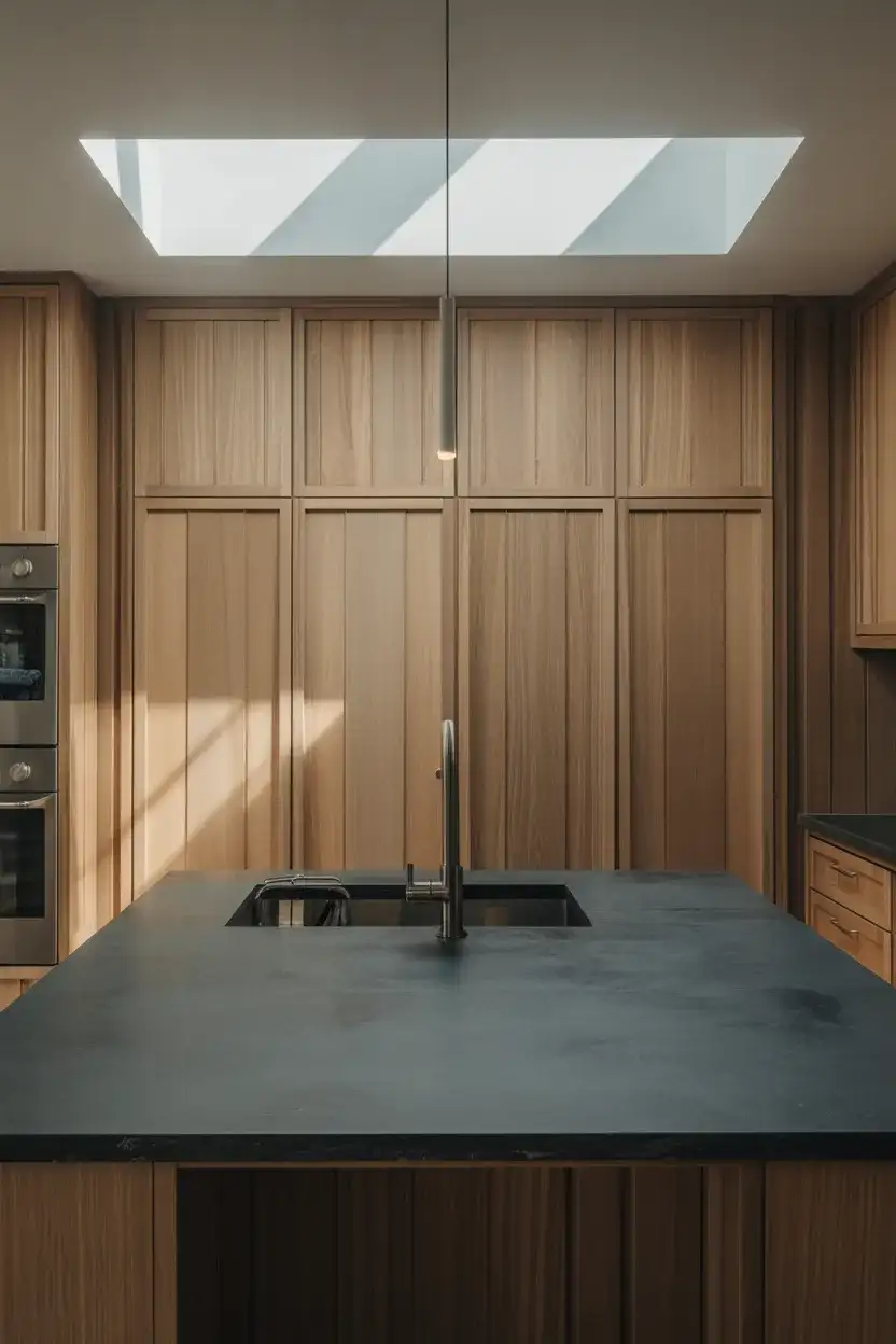 Rift Sawn White Oak With Dark Counters 2