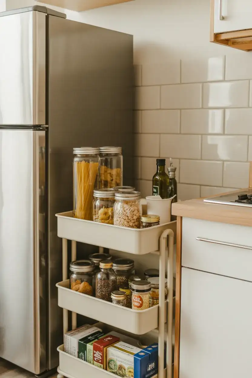 Rolling Cart for Kitchen Overflow 2