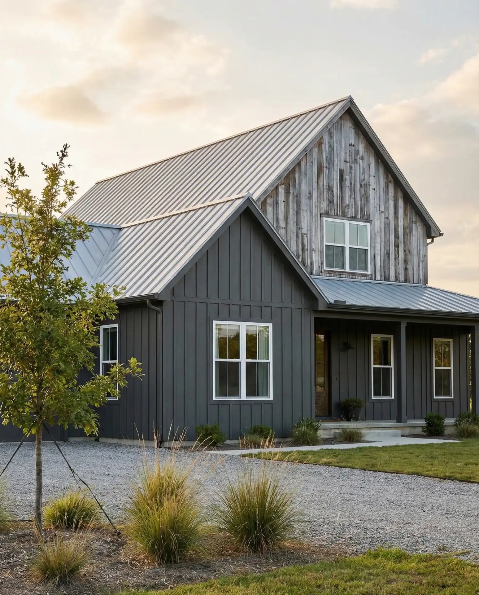 Rustic Reclaimed Wood Gable Accent 1