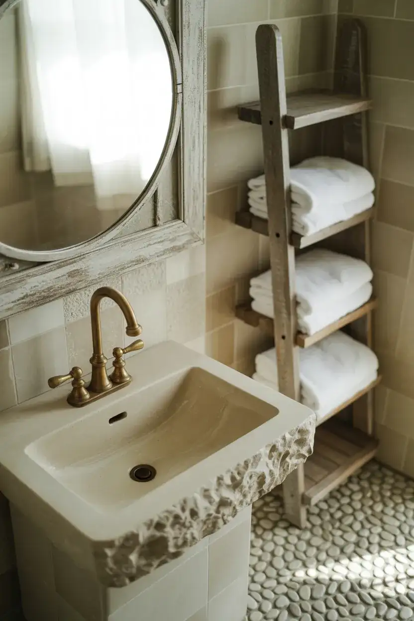 Rustic Stone Bathroom 2