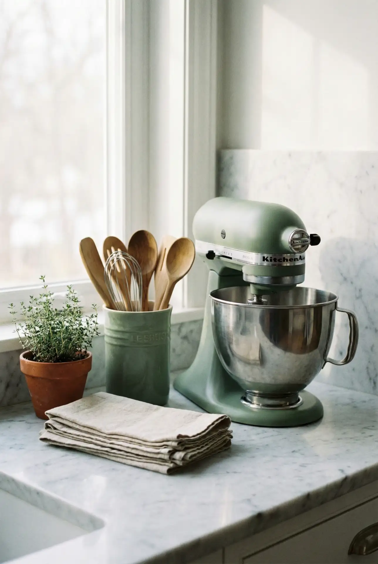 Sage Green Kitchen Accessories and Decor 1