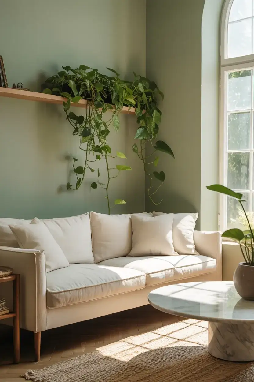 Sage Green and Cream Palette 1