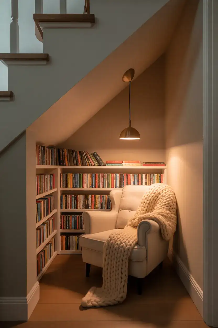 Small Room Library Nook 1