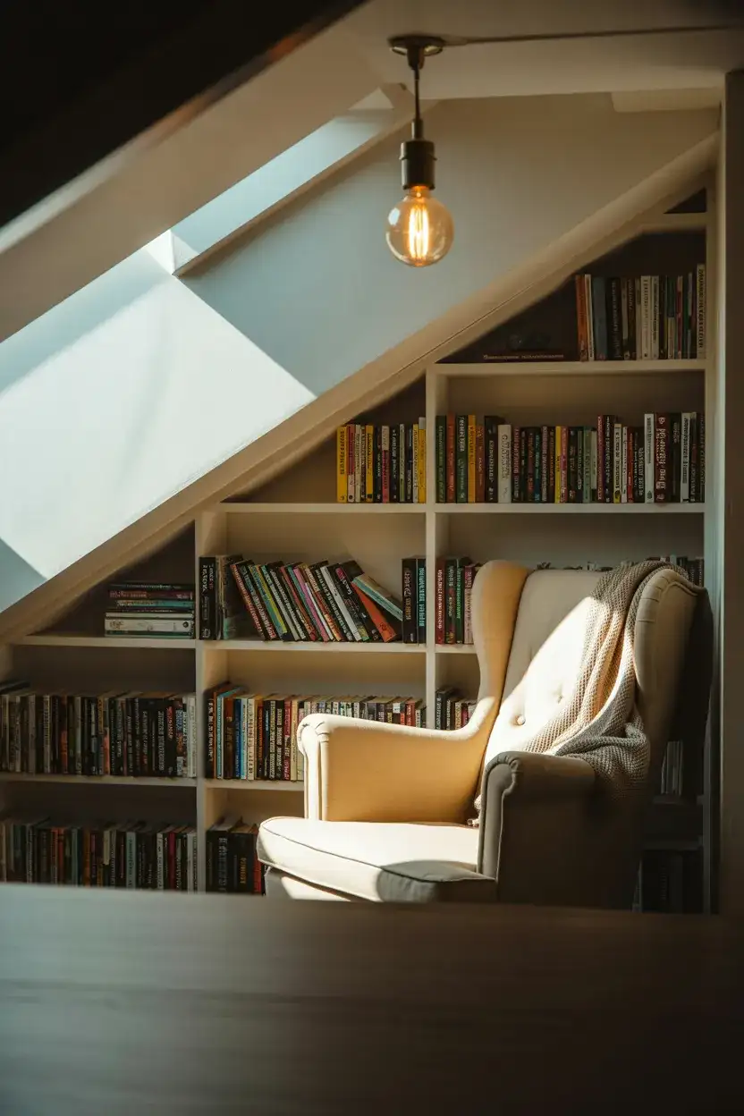 Small Room Library Nook 2