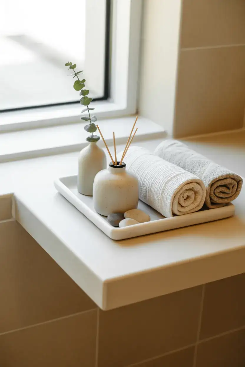 Spa-Inspired Minimalist Shelf 1