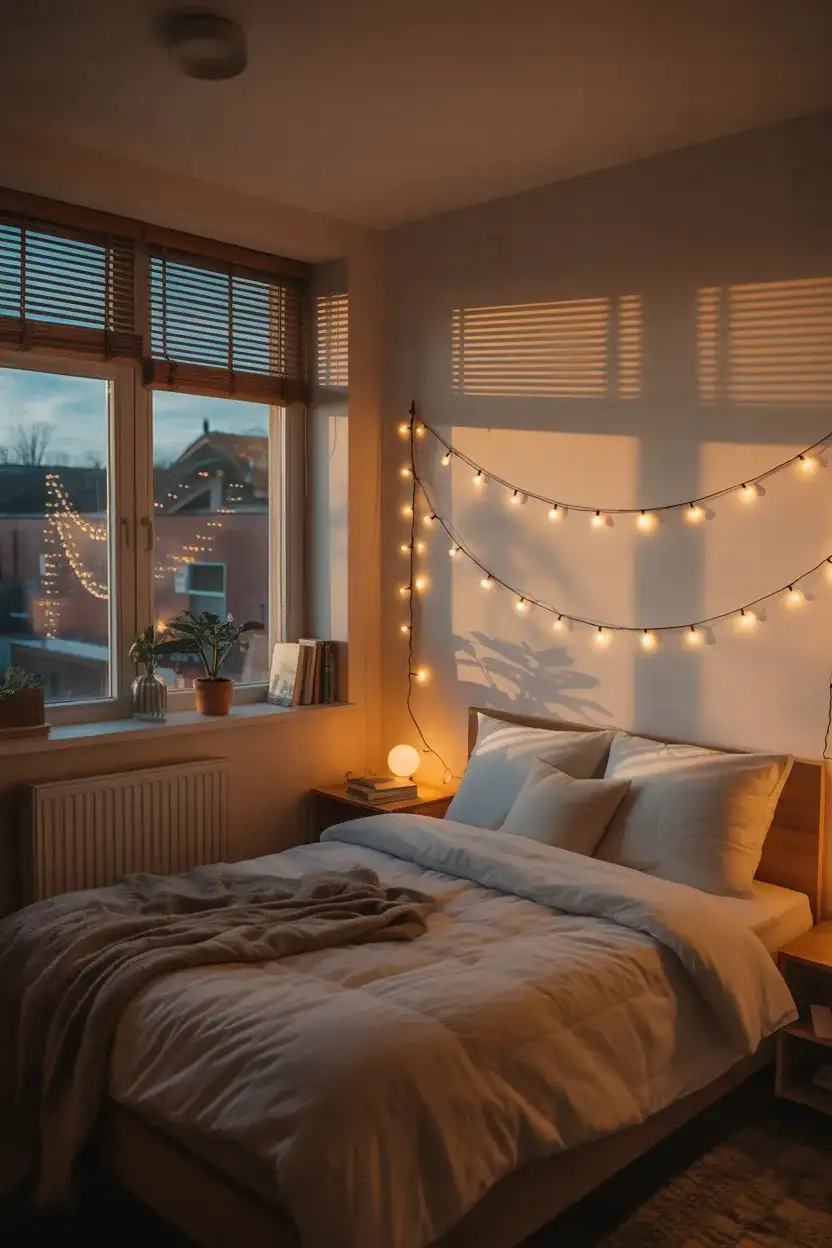 String Lights as Primary Evening Lighting 2