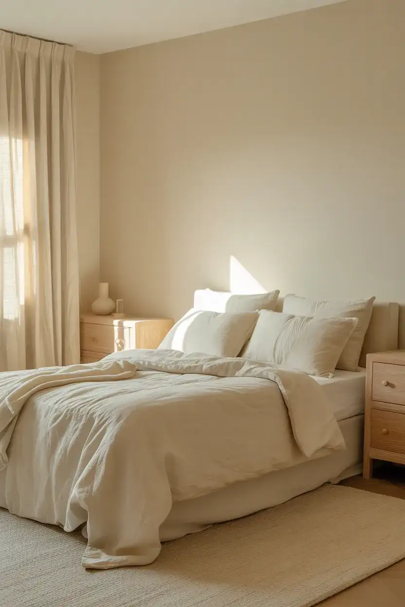 The Monochromatic Small Bedroom 1