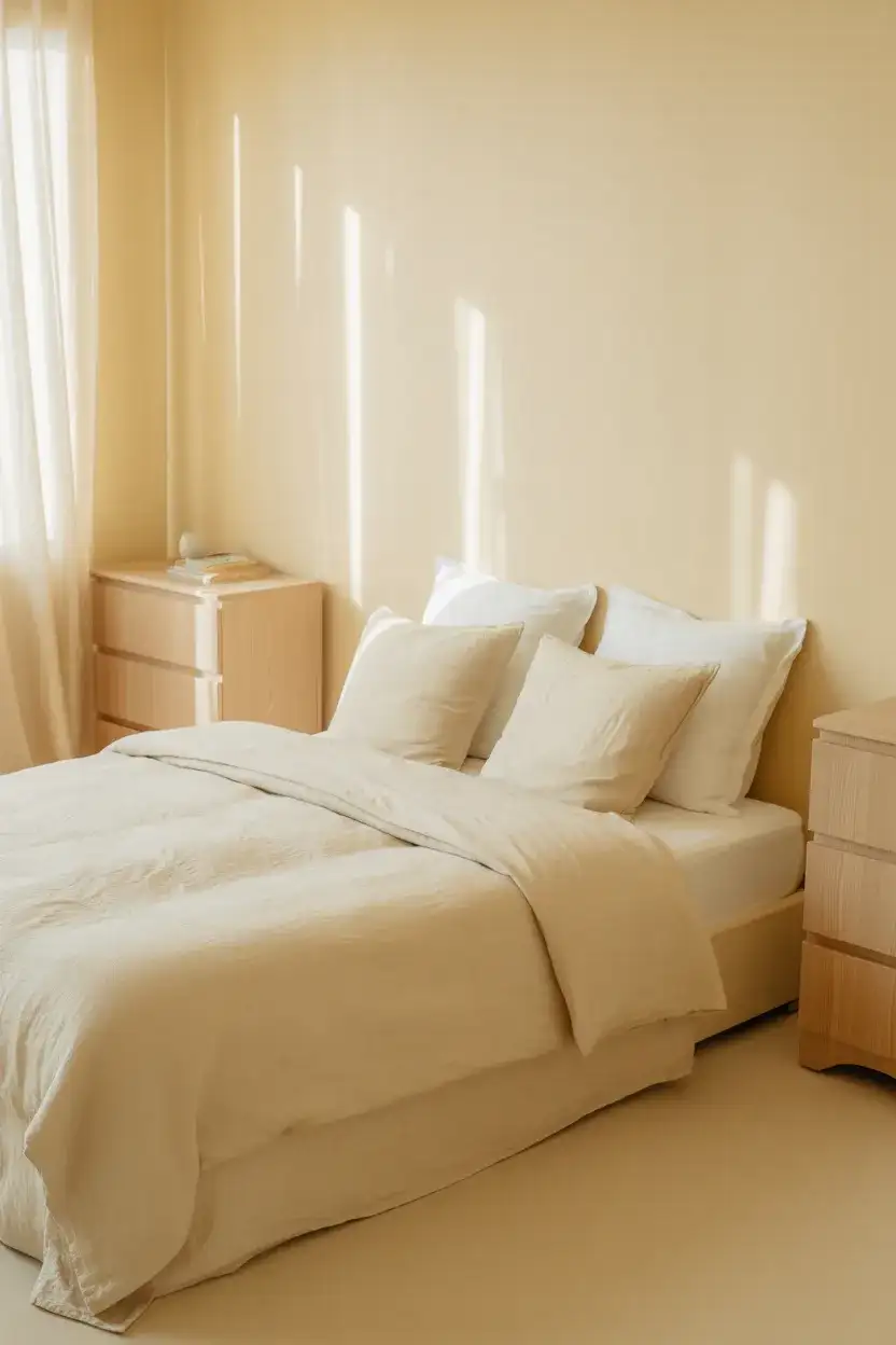 The Monochromatic Small Bedroom 2