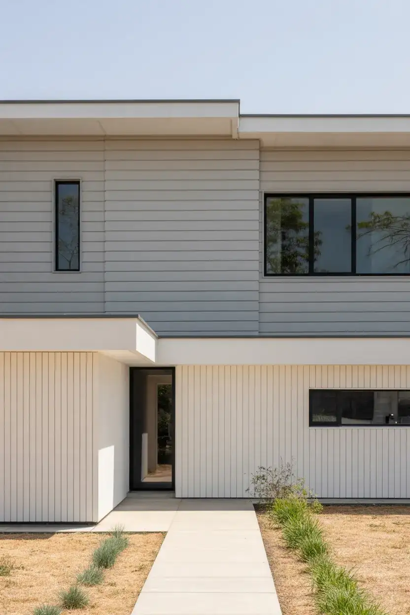 Two-Tone Modern with Gray and White 2