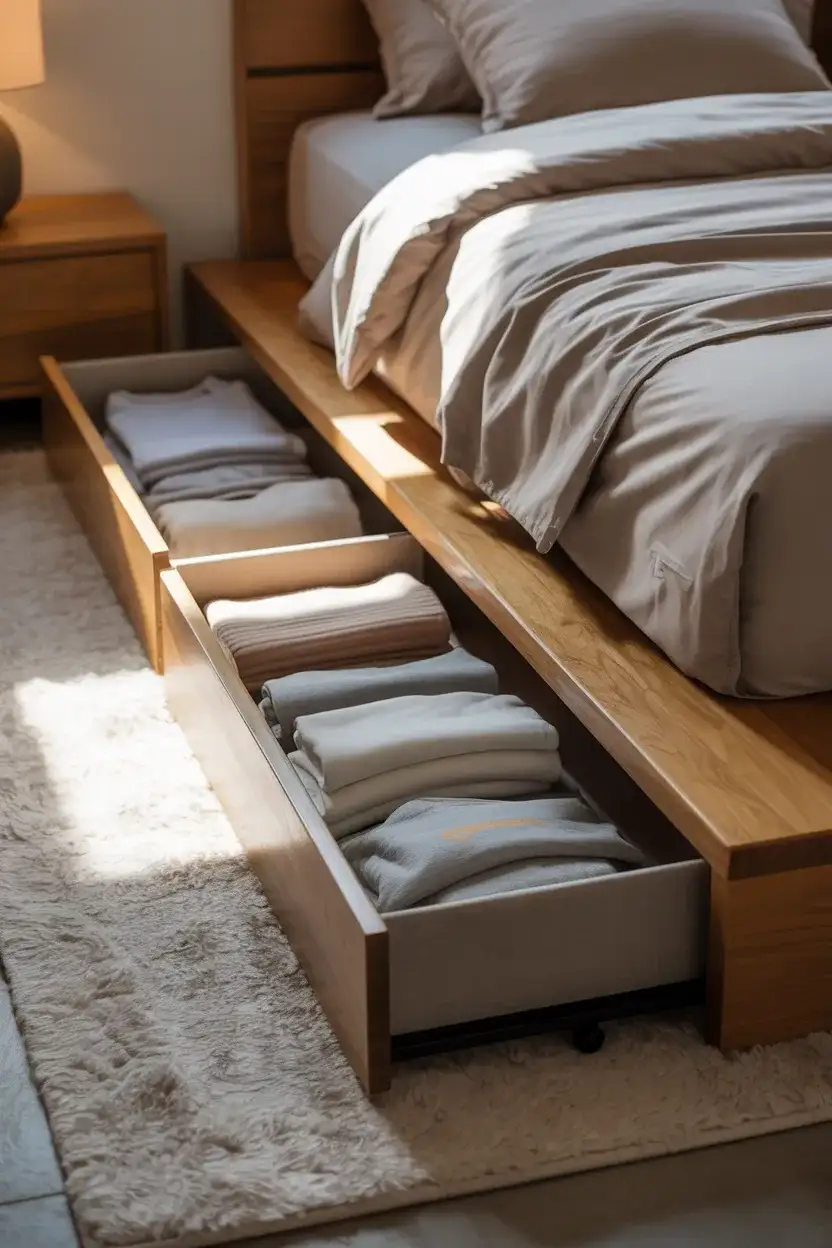 Under-Bed Drawer Systems for Small Rooms 1