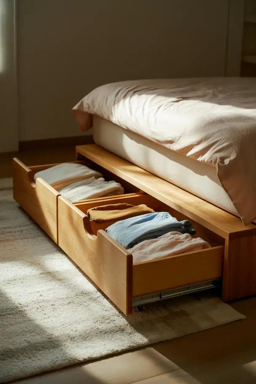 Under-Bed Drawer Systems for Small Rooms 2