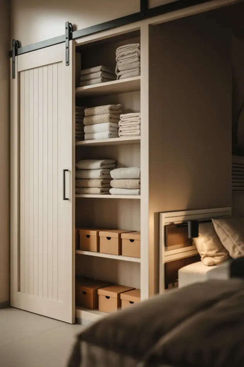 Under-Stair Nook Converted to Closet Space 1
