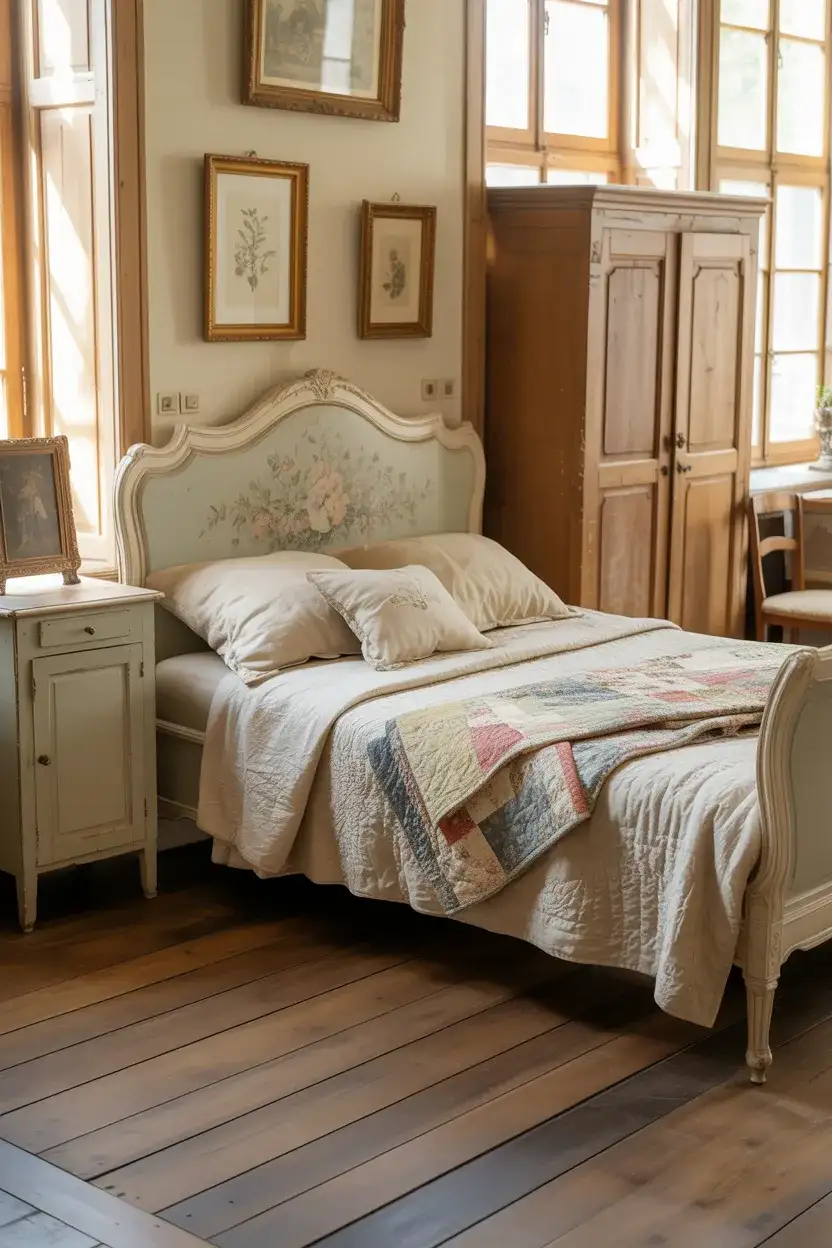 Vintage Bedroom with Flea Market Finds 2