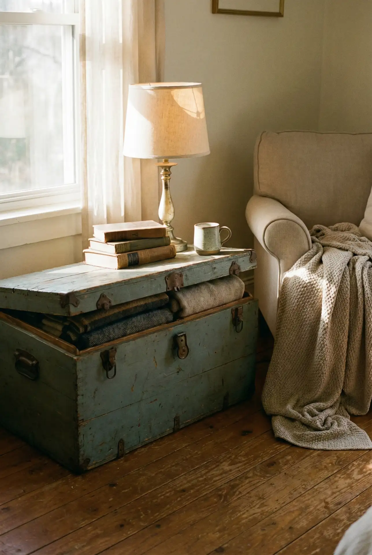 Vintage Trunk for Character and Storage 2