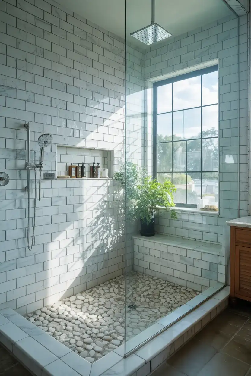 Walk In Shower Ideas That Steal the Show 1