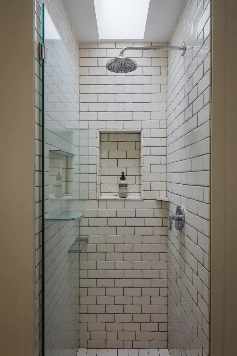 Walk-In Shower Replacing a Closet Nook 1