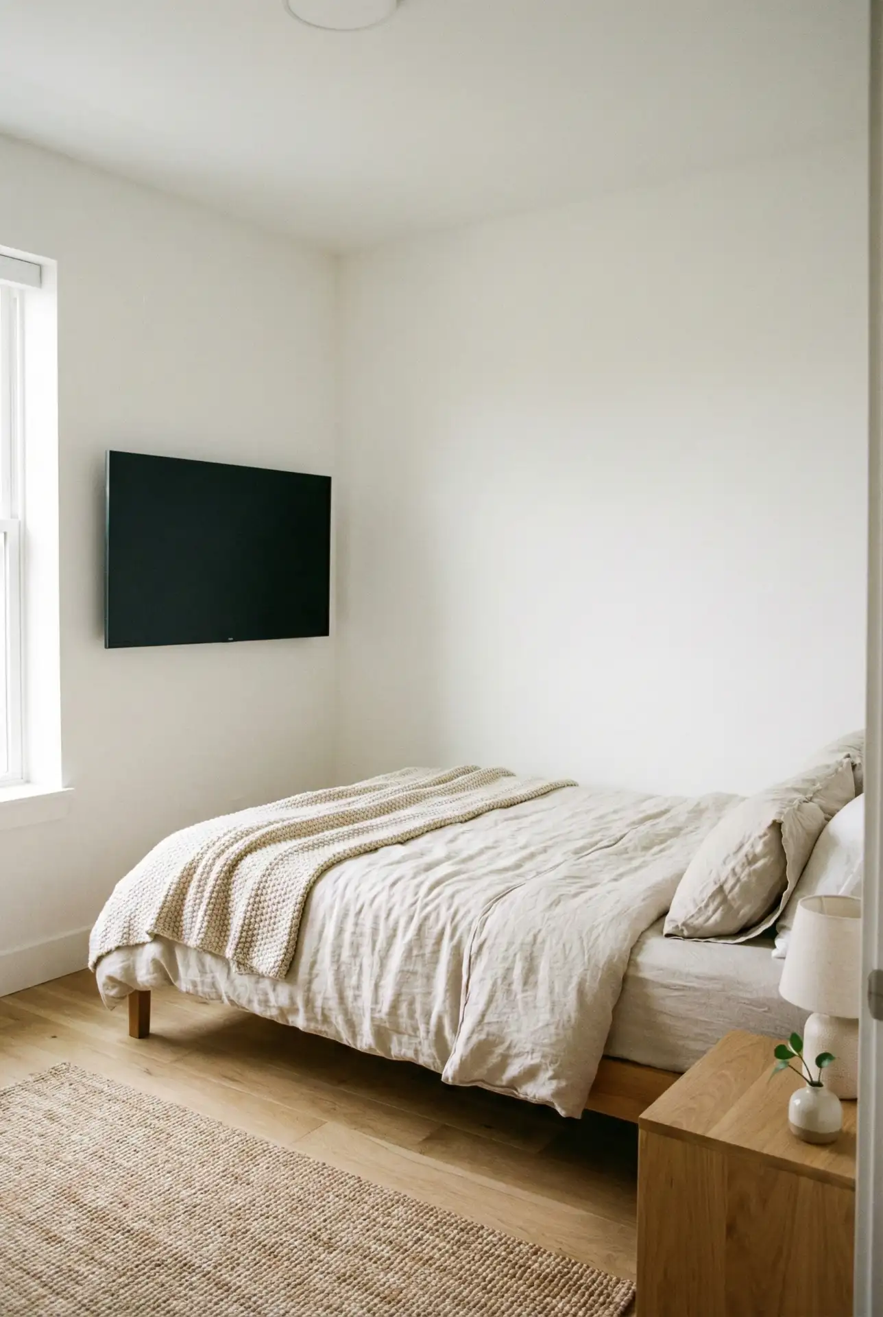 Wall-Mounted TV to Free Up Surface Space 1