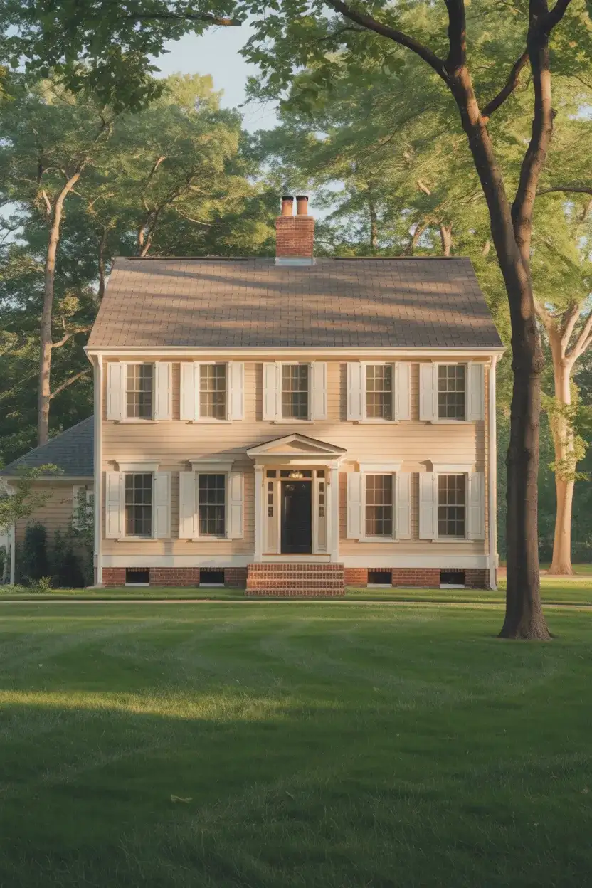Warm Beige with Red Brick 1