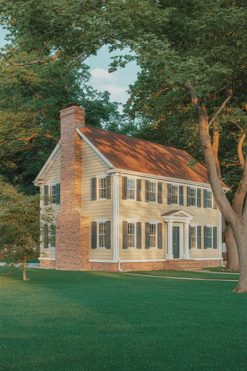 Warm Beige with Red Brick 2