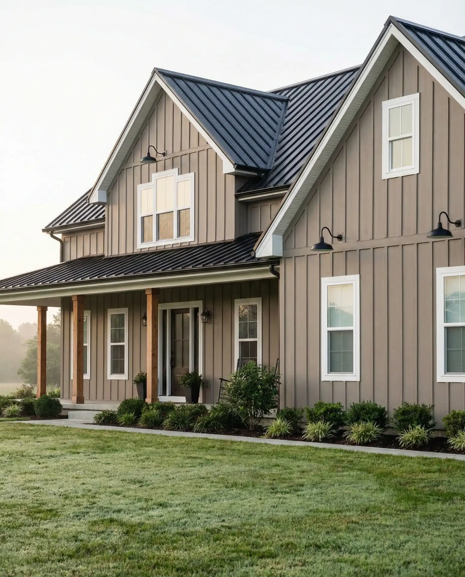 Warm Taupe with Black Accents 2