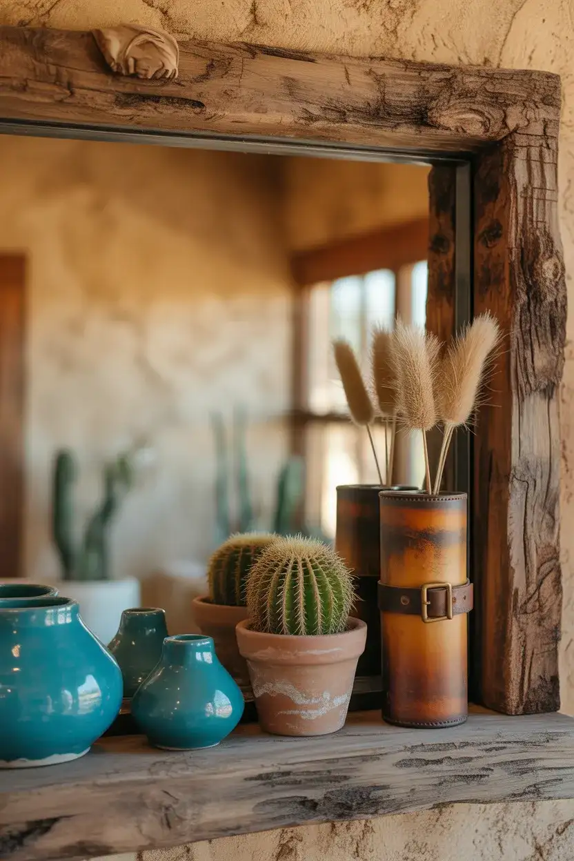 Western Bathroom Shelf with Desert Soul 1