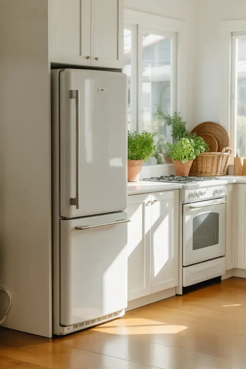 White Kitchen with All-White Appliances 1