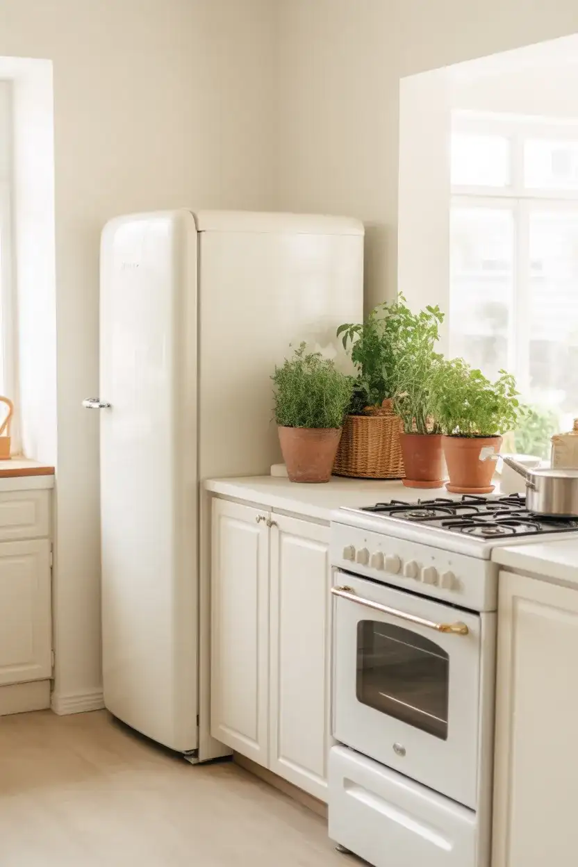 White Kitchen with All-White Appliances 2