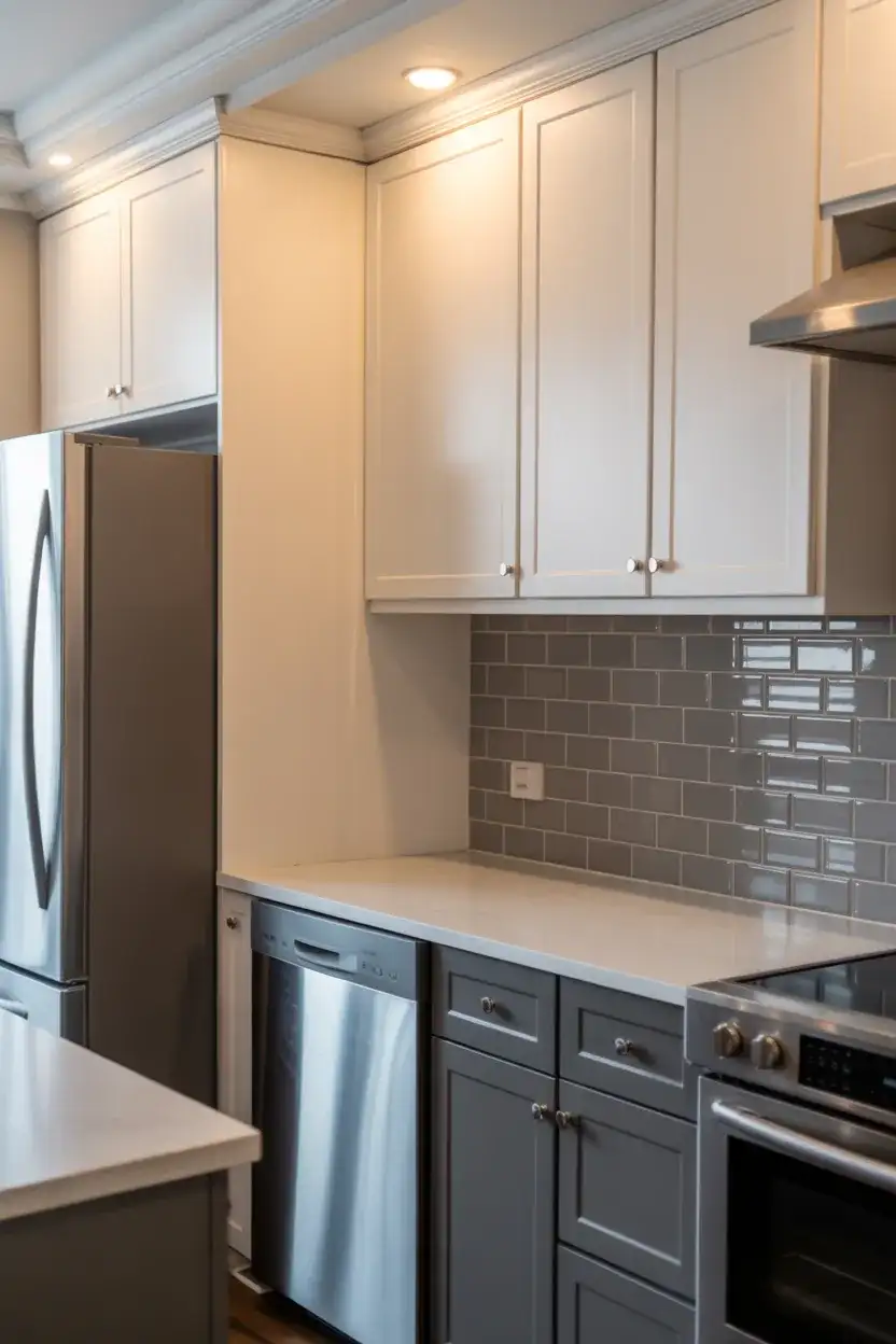 White and Grey Kitchen Balance 2