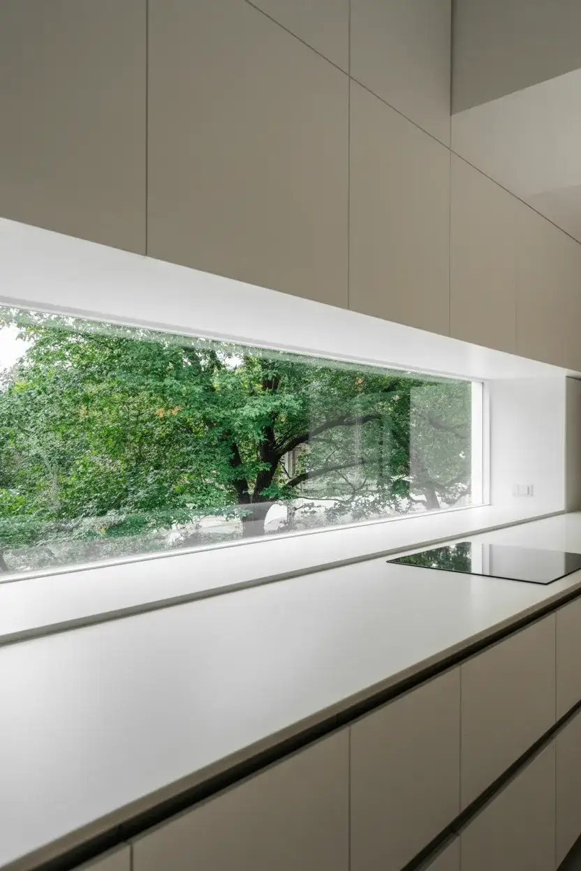 Wide Horizontal Window with No Trim 2