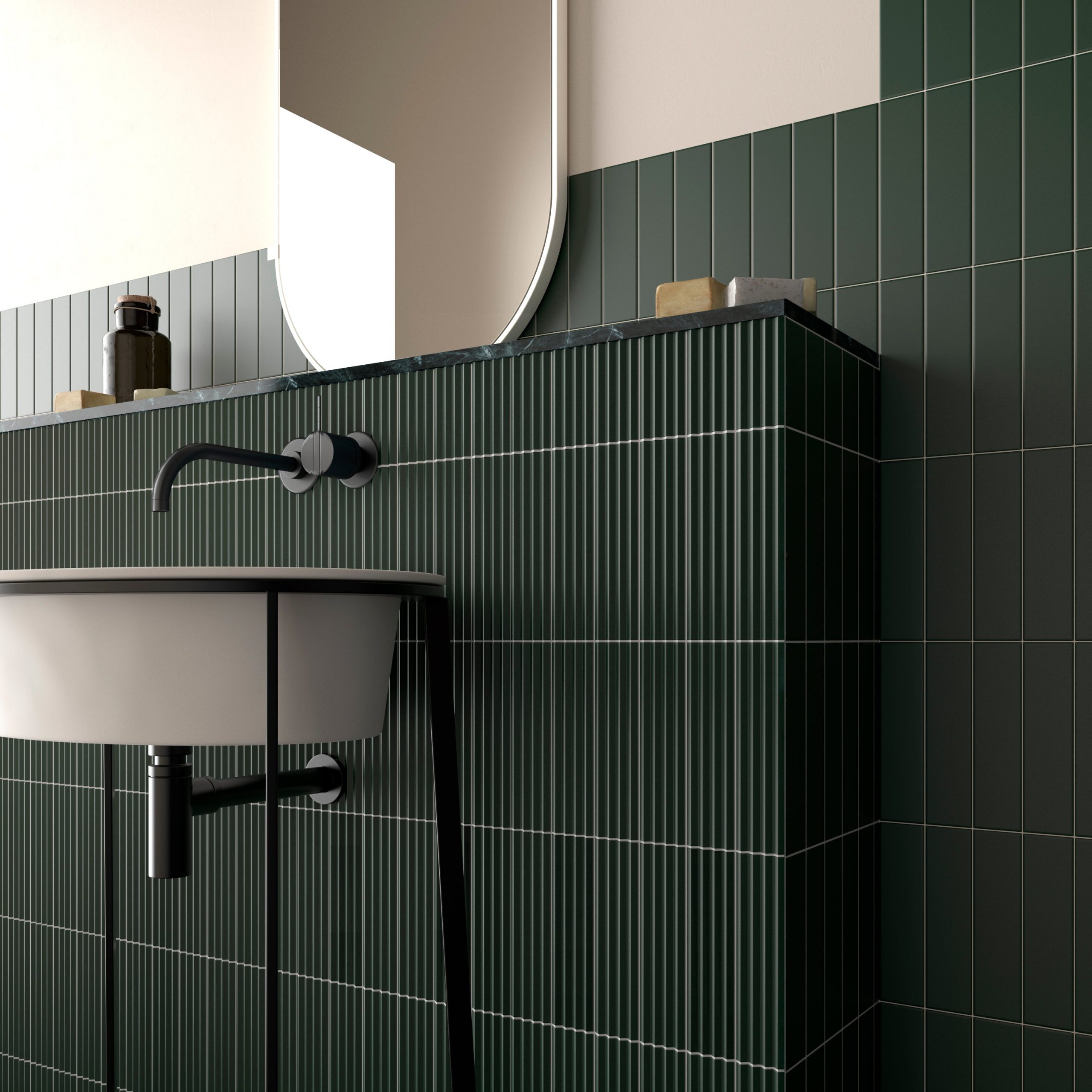 10 Ways To Use Green Wall Tiles In Bathrooms – Porcelain Superstore