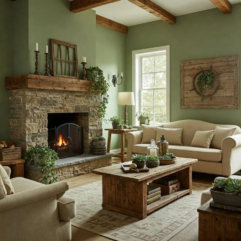 20 Rustic Sage Green Living Room Ideas to Try